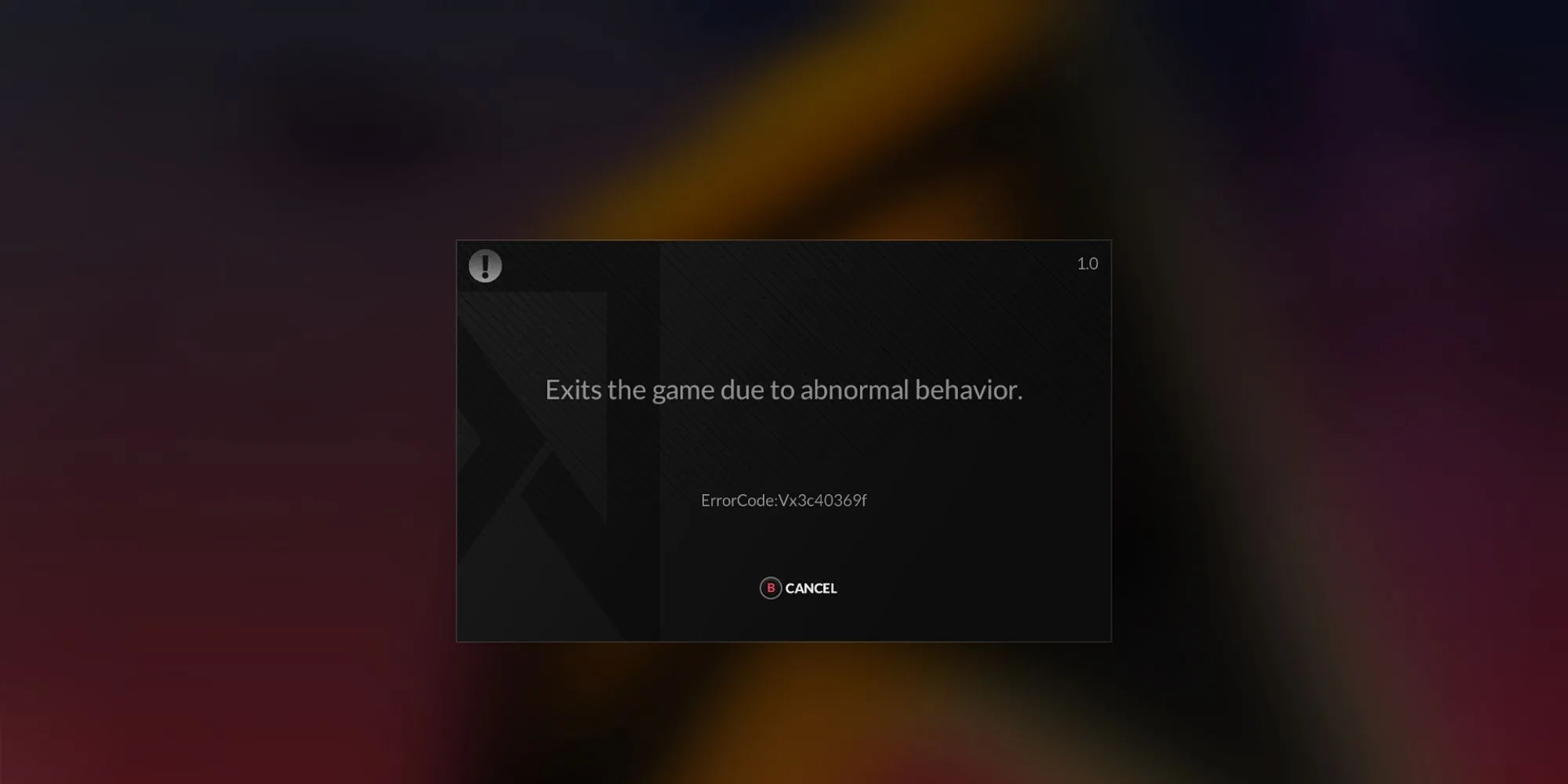 Thông báo lỗi từ hệ thống chống gian lận (anti-cheat) của game DJMAX Respect V, ví dụ điển hình về sự can thiệp của DRM vào trải nghiệm game PC.