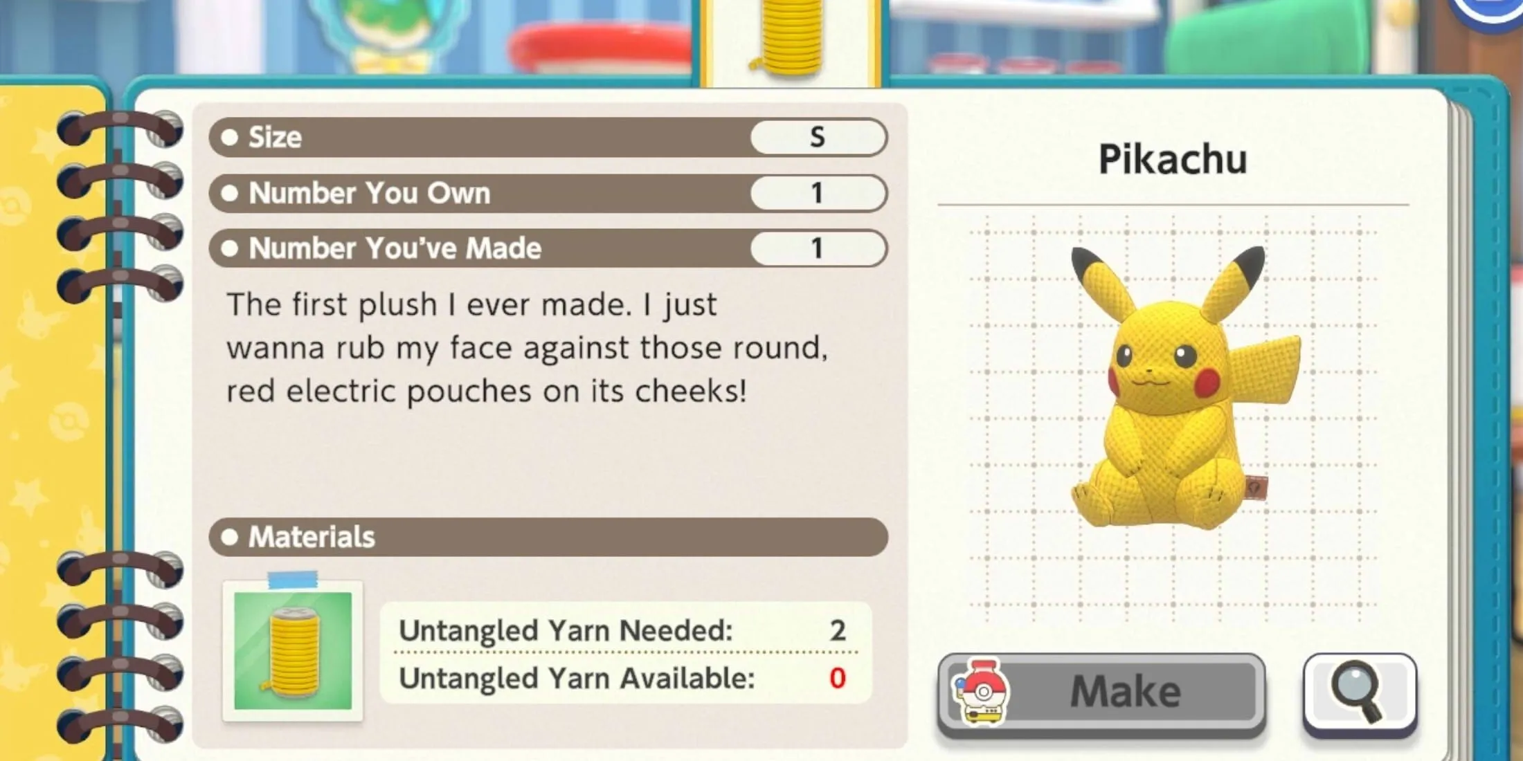 Thú nhồi bông Pikachu dễ thương được tạo ra trong Pokemon Friends
