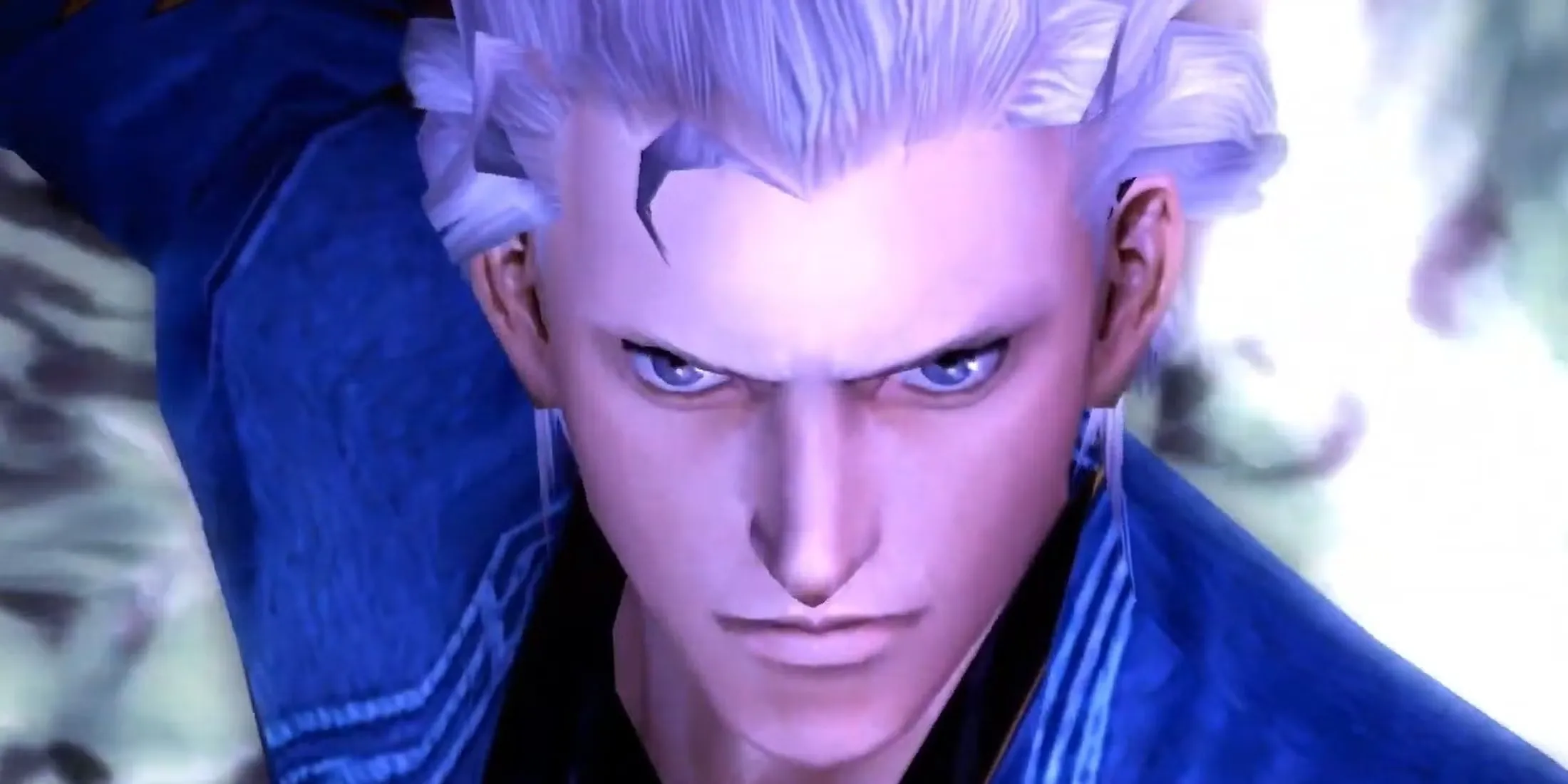 Trùm Vergil trong tựa game hành động chặt chém Devil May Cry 3 trên PS2