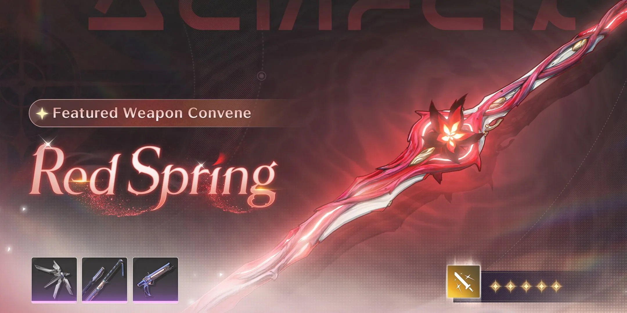 Vũ khí Red Spring Wuthering Waves lịch sử banner