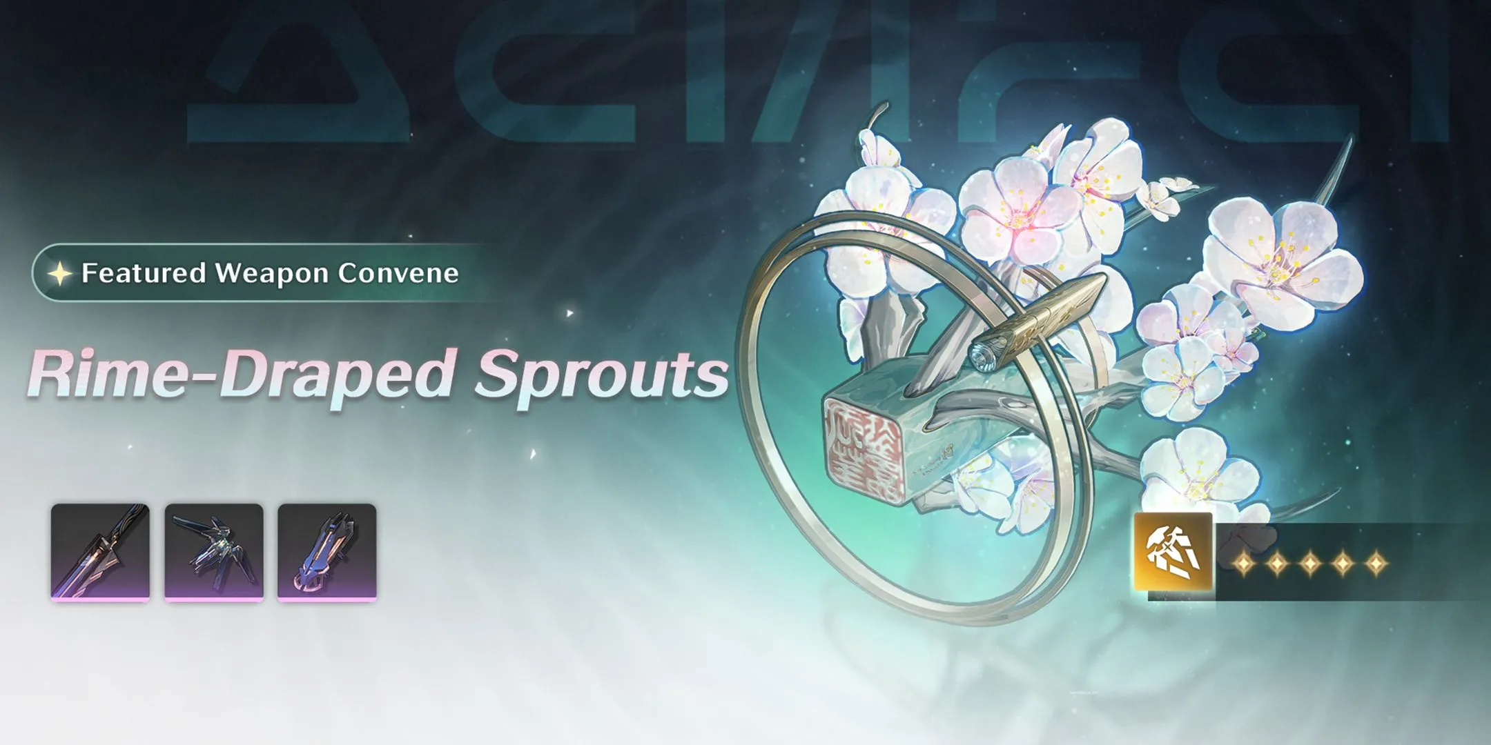 Vũ khí Rime-Draped Sprouts Wuthering Waves lịch sử banner