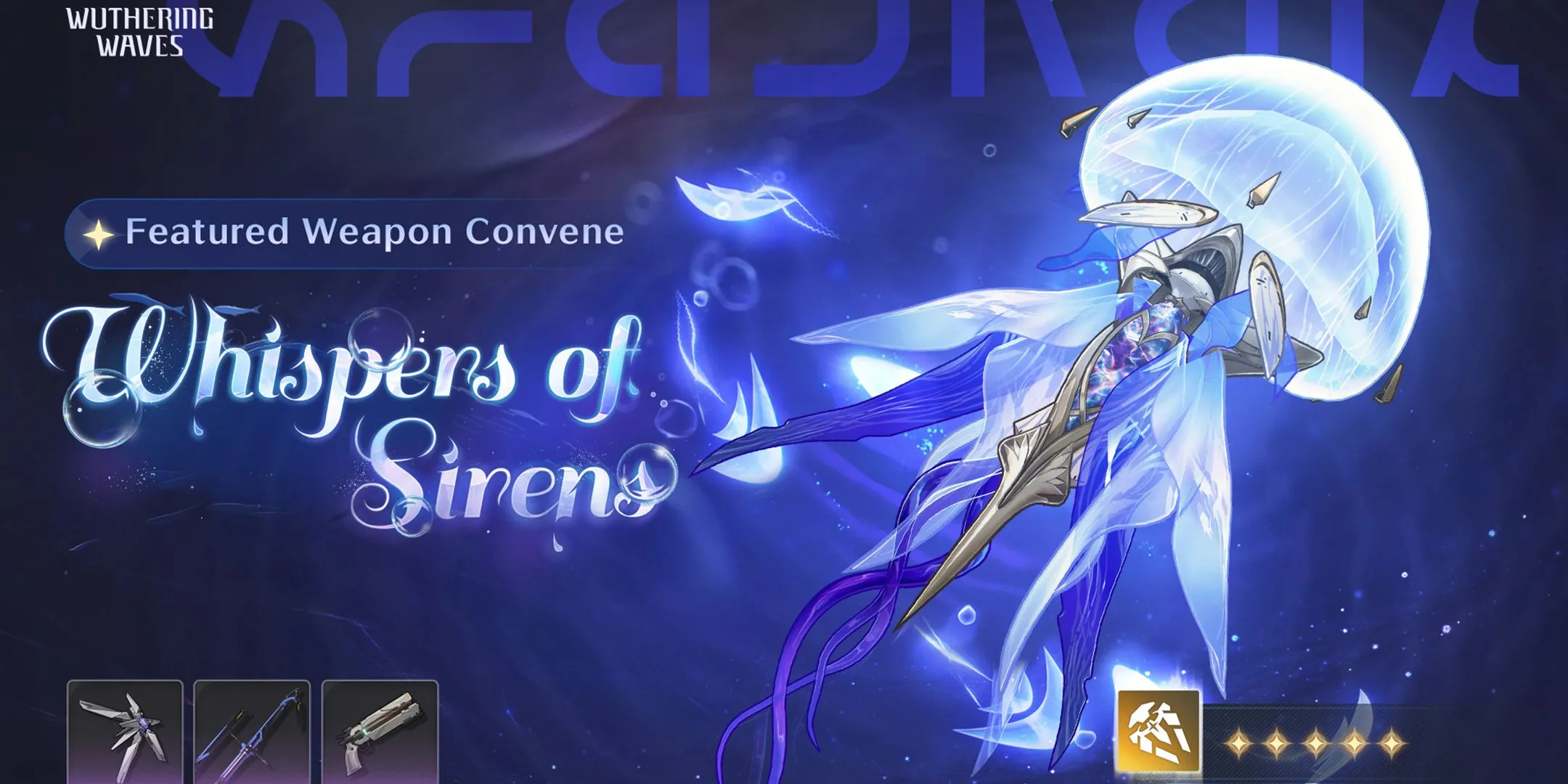 Vũ khí Whispers of Sirens Wuthering Waves lịch sử banner