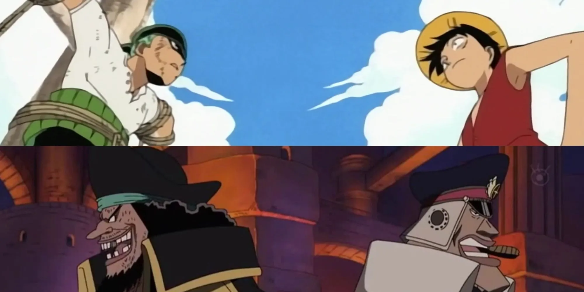 Zoro và Luffy, Shiryu và Blackbeard - Các cặp đôi anh hùng và phản diện trong One Piece